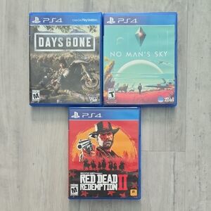 PS4 Game Trio: Adventure and Action